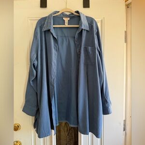 Vintage oversized button down